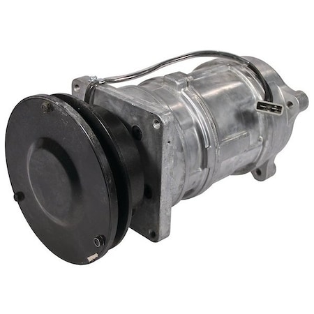 A & I Products Compressor, New, A6 Style w/ Clutch (1 groove 5.58" pulley, 12V, 2:00 coil) 12" x6" x6" A-70272976
